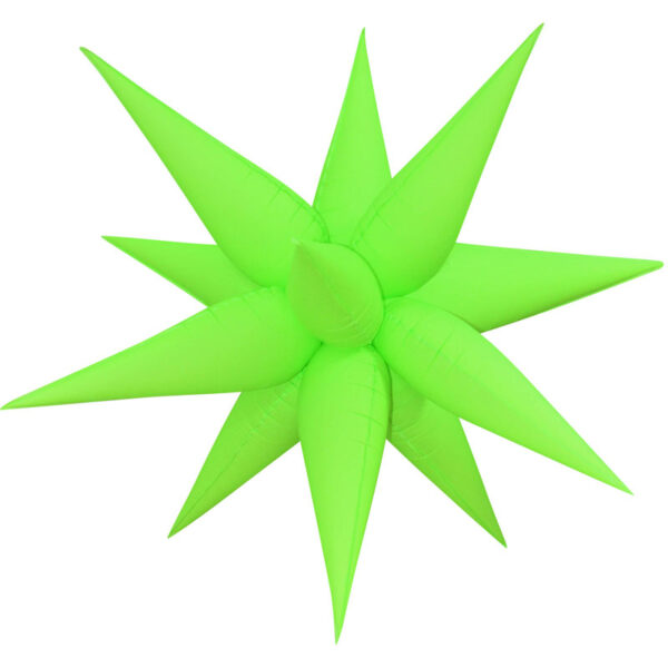 Exploding Stars Neon Green