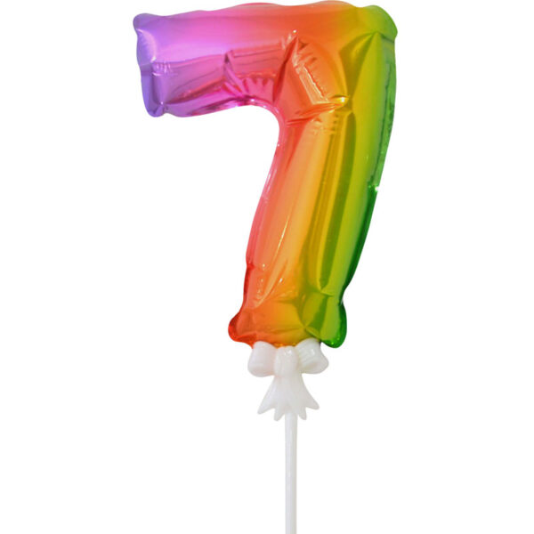 7" Auto Inflate Rainbow 7