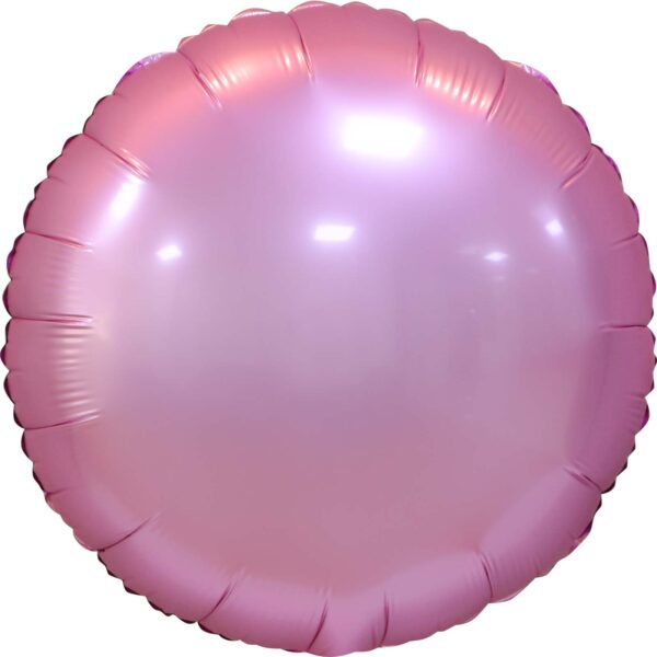 18" Matte Circle Light Pink