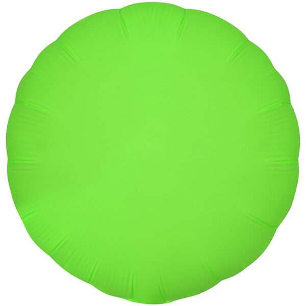 18" Neon Circle Green