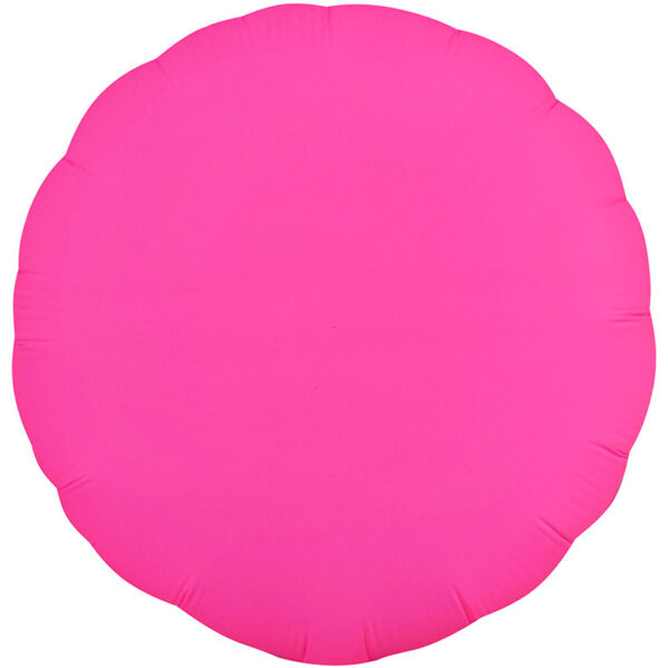 18" Neon Circle Pink