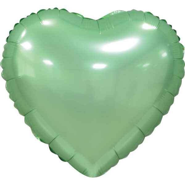 18" Matte Heart Green