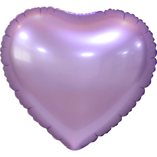 18" Matte Heart Lavender