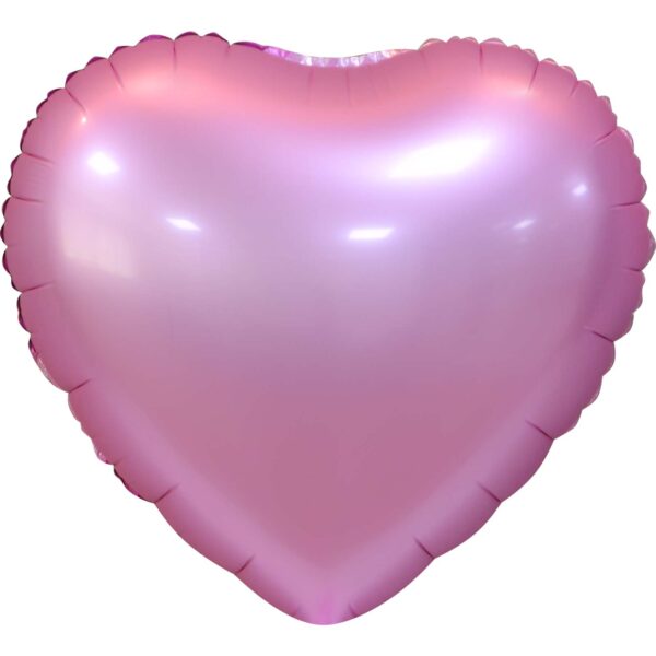 18" Matte Heart Pink