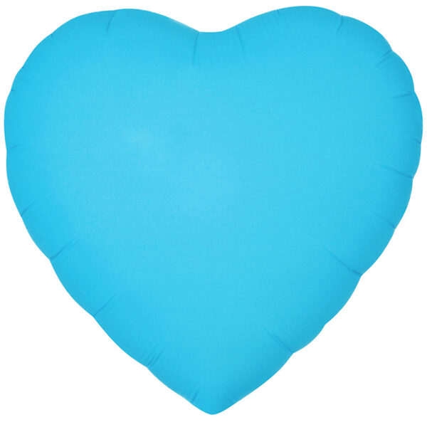 18" Neon Heart Blue