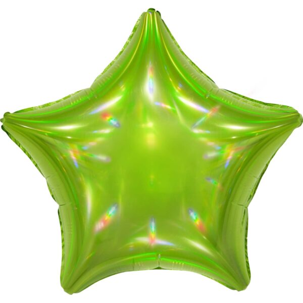 19" Iridescent Star Green