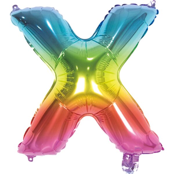14" Air Filled Rainbow X