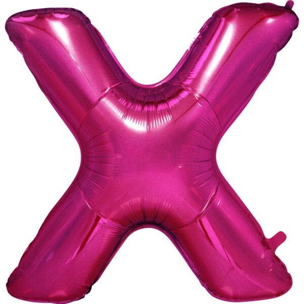 34" Helium or Air Pink X