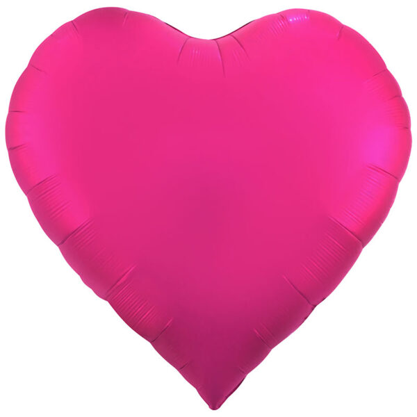 51" Heart Hot Pink