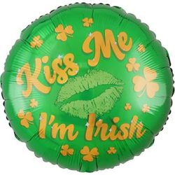 Kiss Me Im Irish Foil Balloon