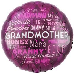 Grandmother's Day Foil Balloon